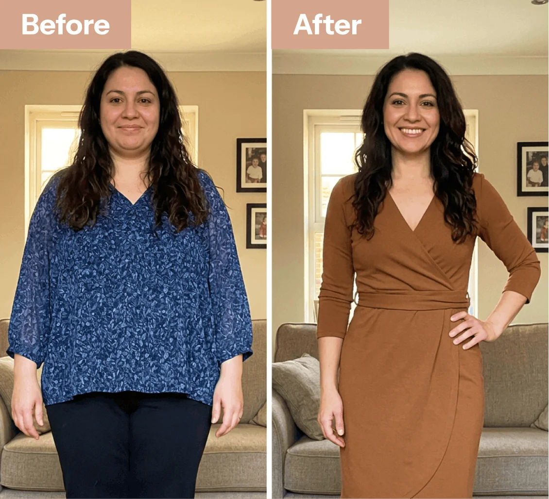 Customer before and after result