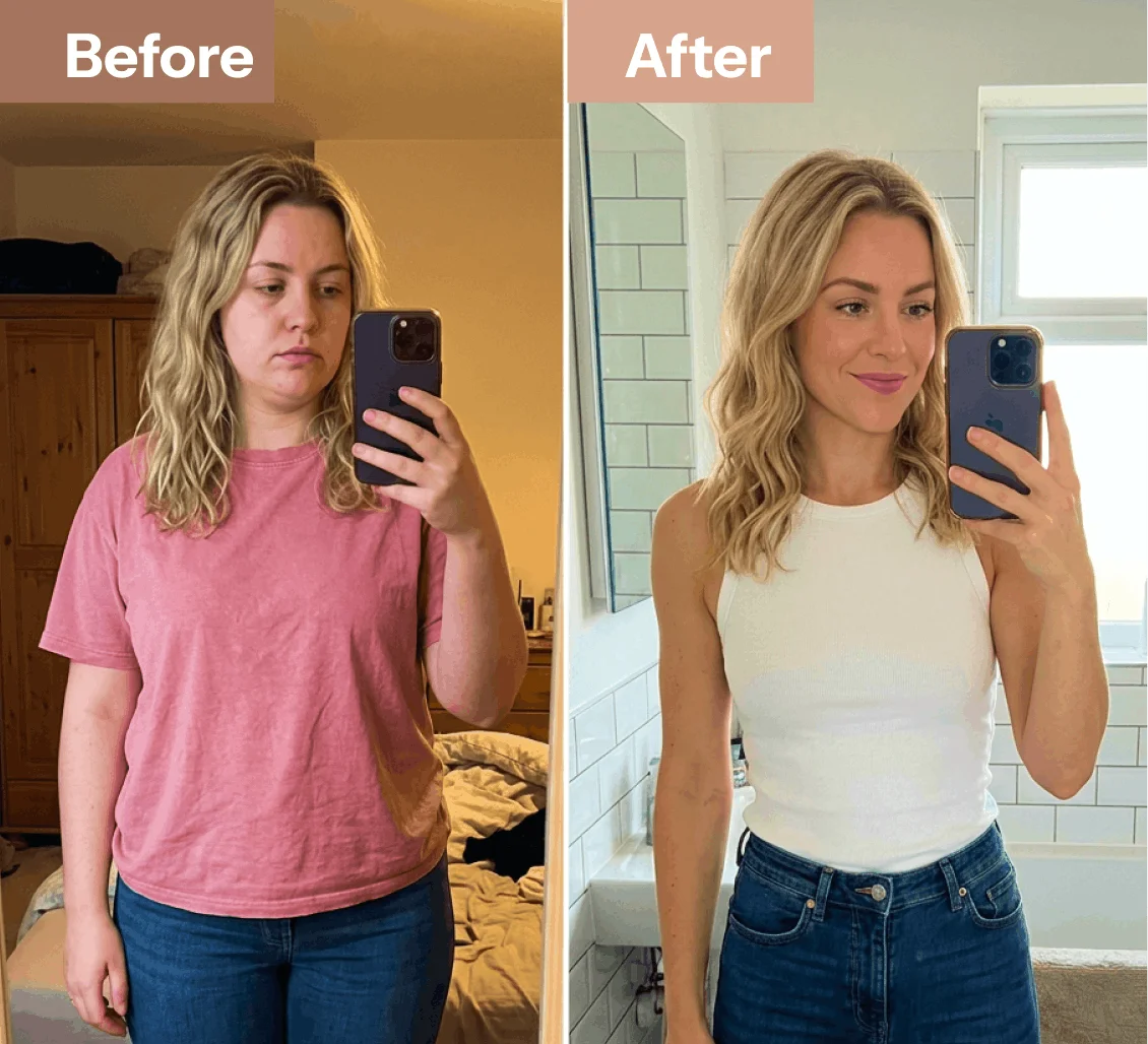 Customer before and after result