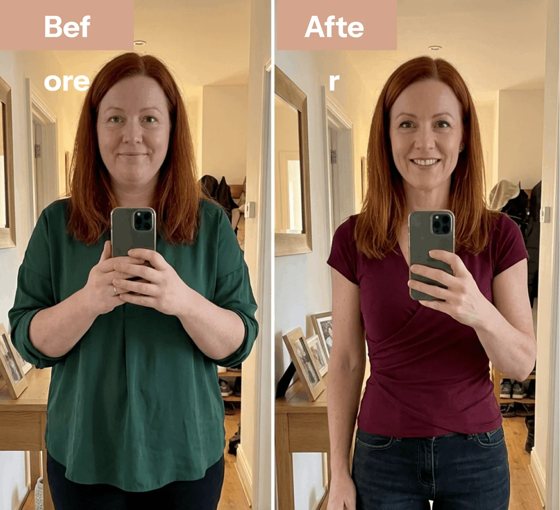 Customer before and after result