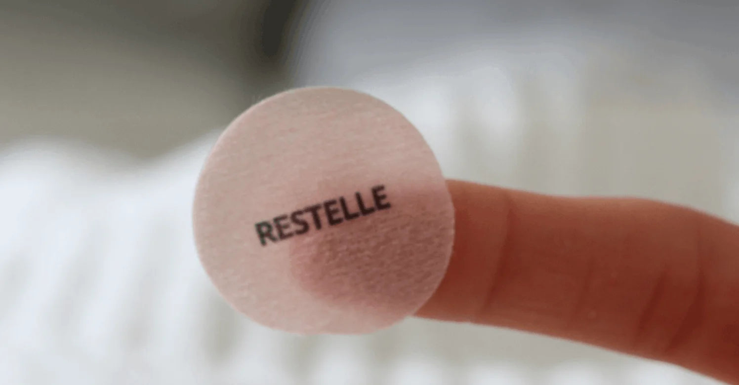 Close-up of a Restelle patch